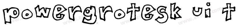 powergrotesk ui t ra字体转换